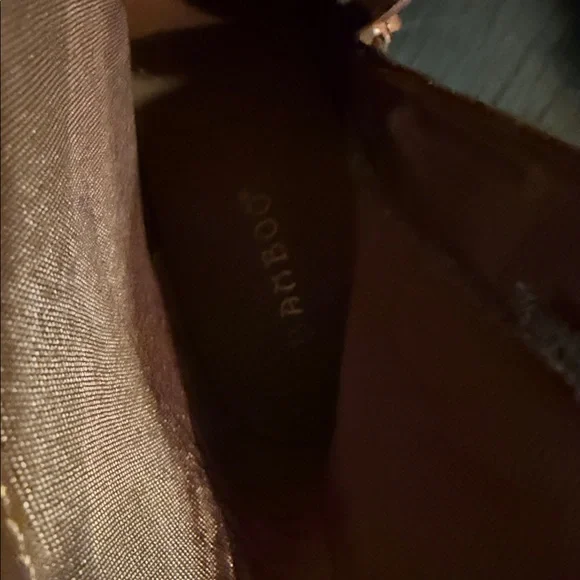 BAMBOO Tan Heeled Boots - Picture 5 of 7